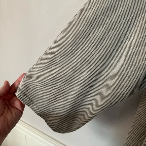 Donni Women's 3/4 Sleeve Gray Ribbed Open Cardigan w/ Pockets Sz OSFA Plus GUC - Picture 5 of 8